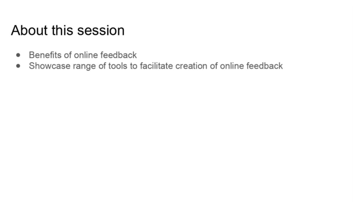 Approaches to Online Feedback