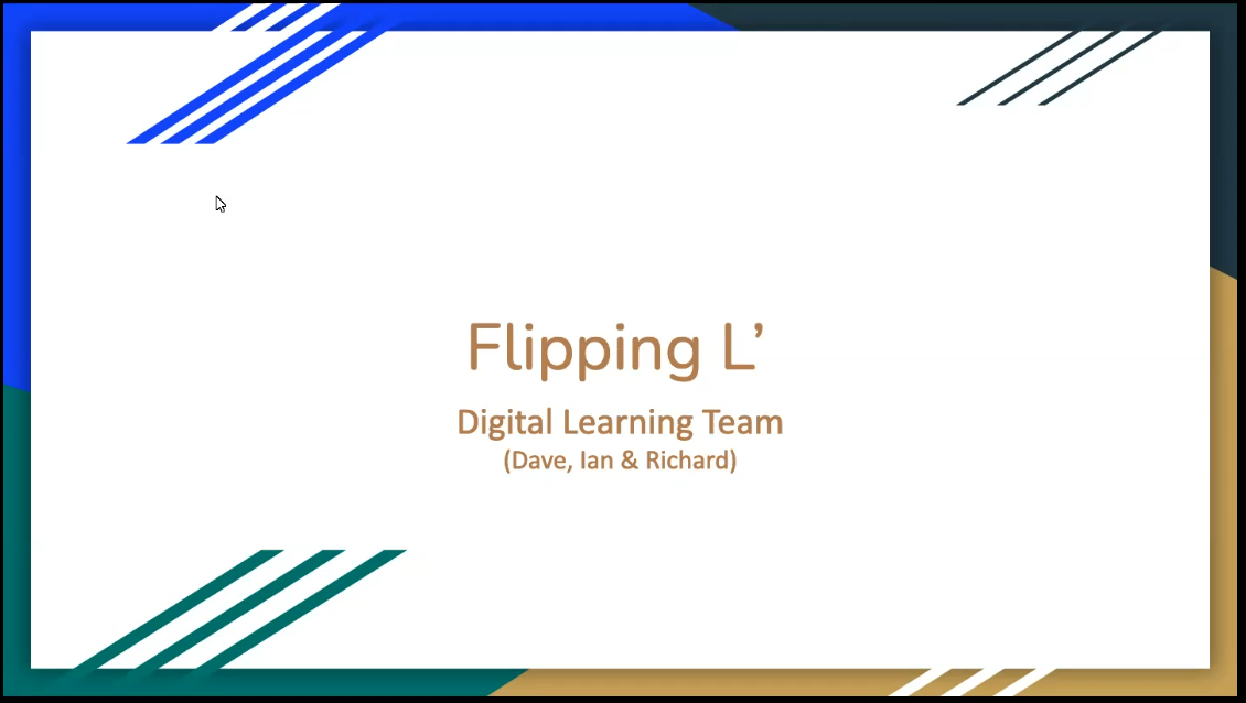 Flipping L - Getting Started with Flipped Learning