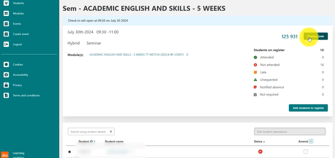 Attendance in Jisc