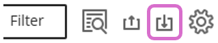 Gradebook download icon