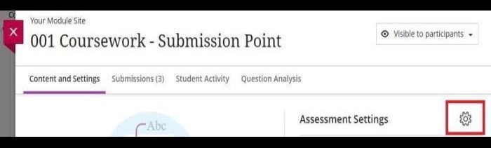 Assignment settings - associating rubrics 0