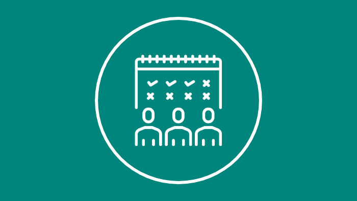 Icon for attendance overview.