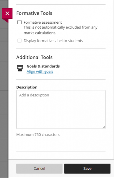 Formative tools screenshot