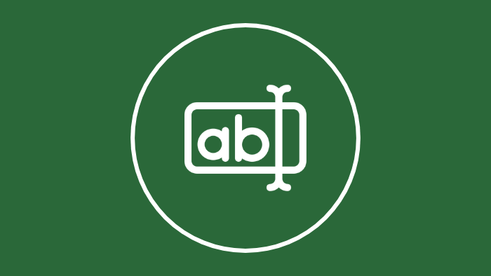 icon representing renaming a video