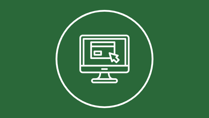 An icon of a computer screen