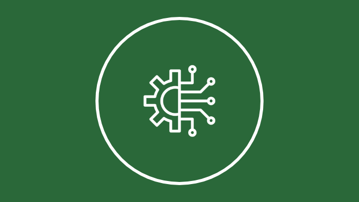 An icon representing advanced technology
