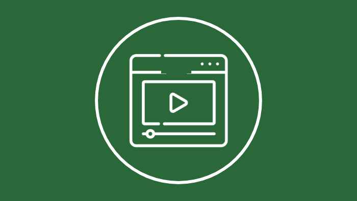 An icon of a video being shared
