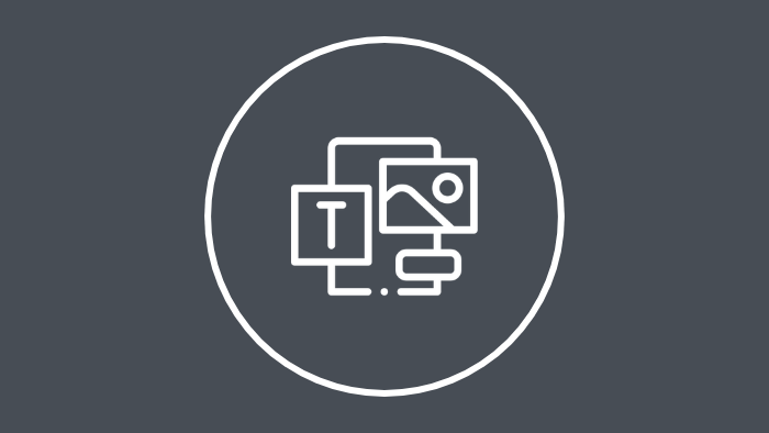 icon representing a template