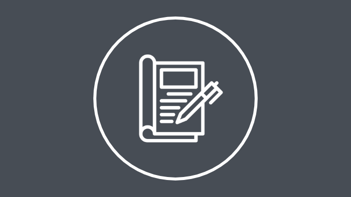 icon representing a workbook
