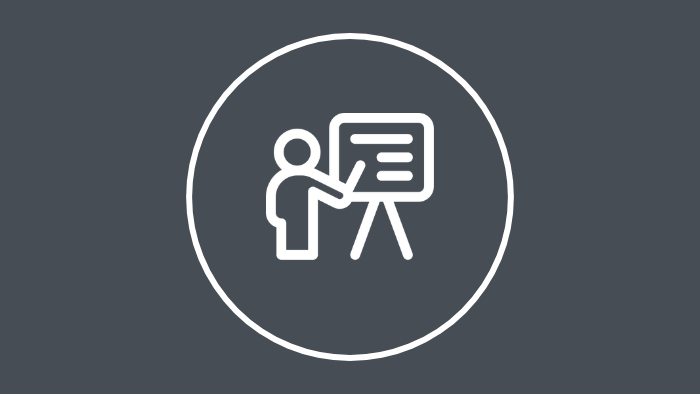Icon representing explanation.
