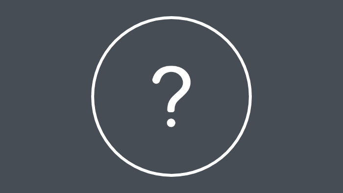 An icon of a question mark.