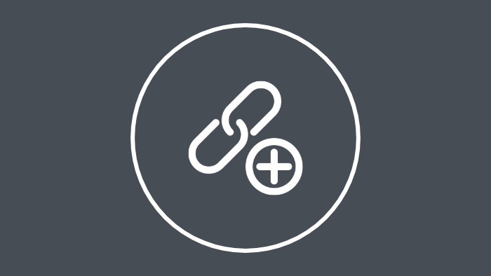 icon representing a link
