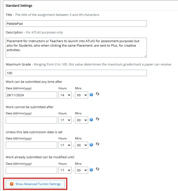 Show-advanced-turitin-settings
