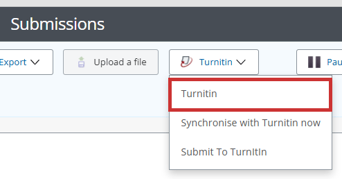 turnitin-drop-down-button