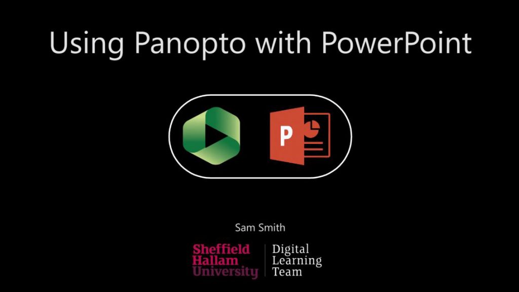 Panopto and PowerPoint